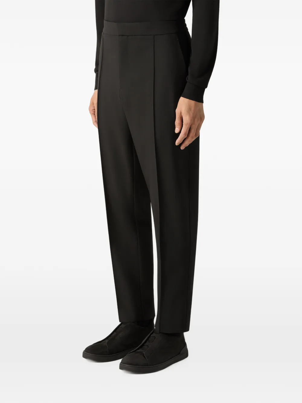 Zegna Wollen broek Zwart