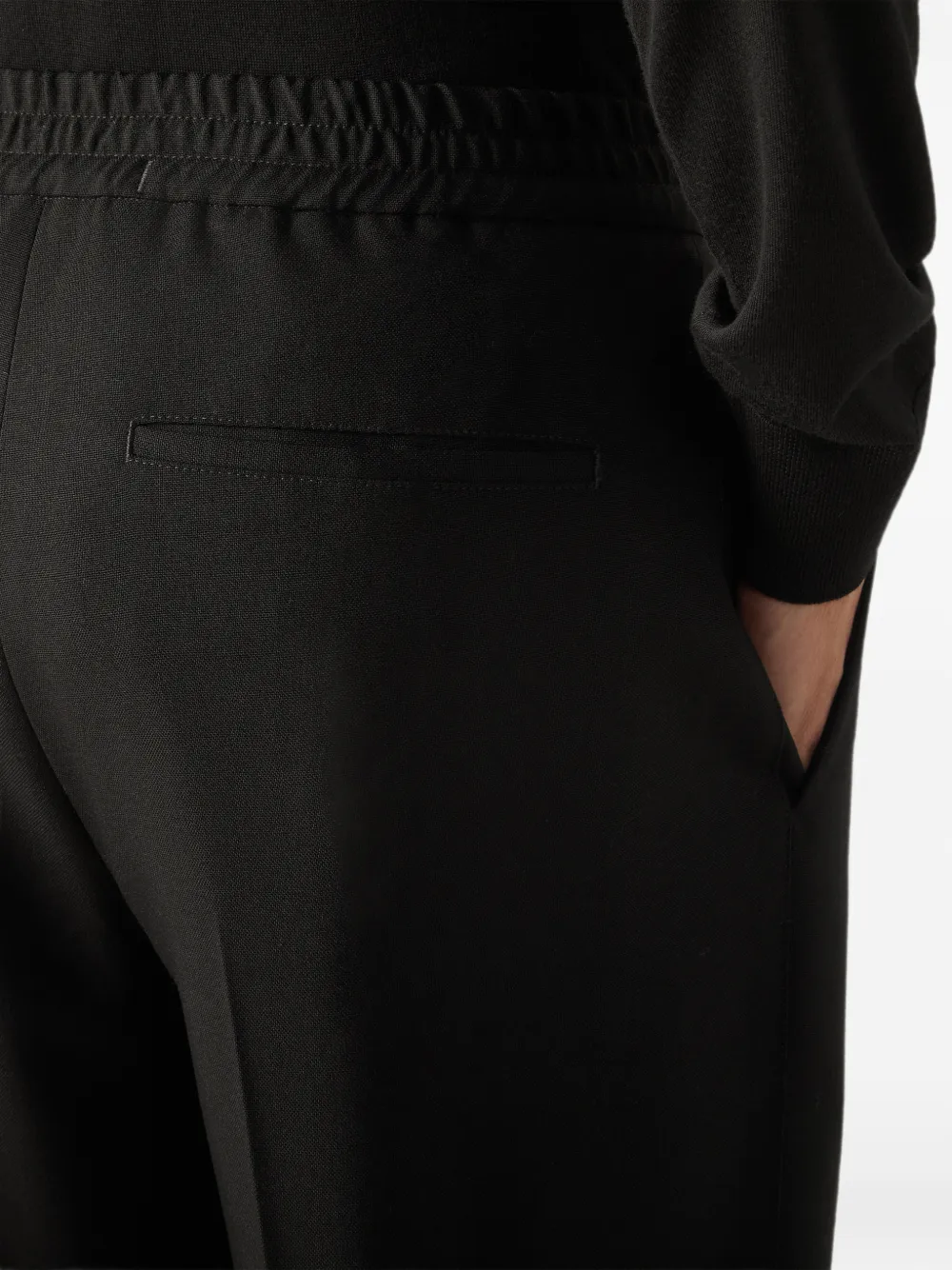 Zegna Wollen broek Zwart