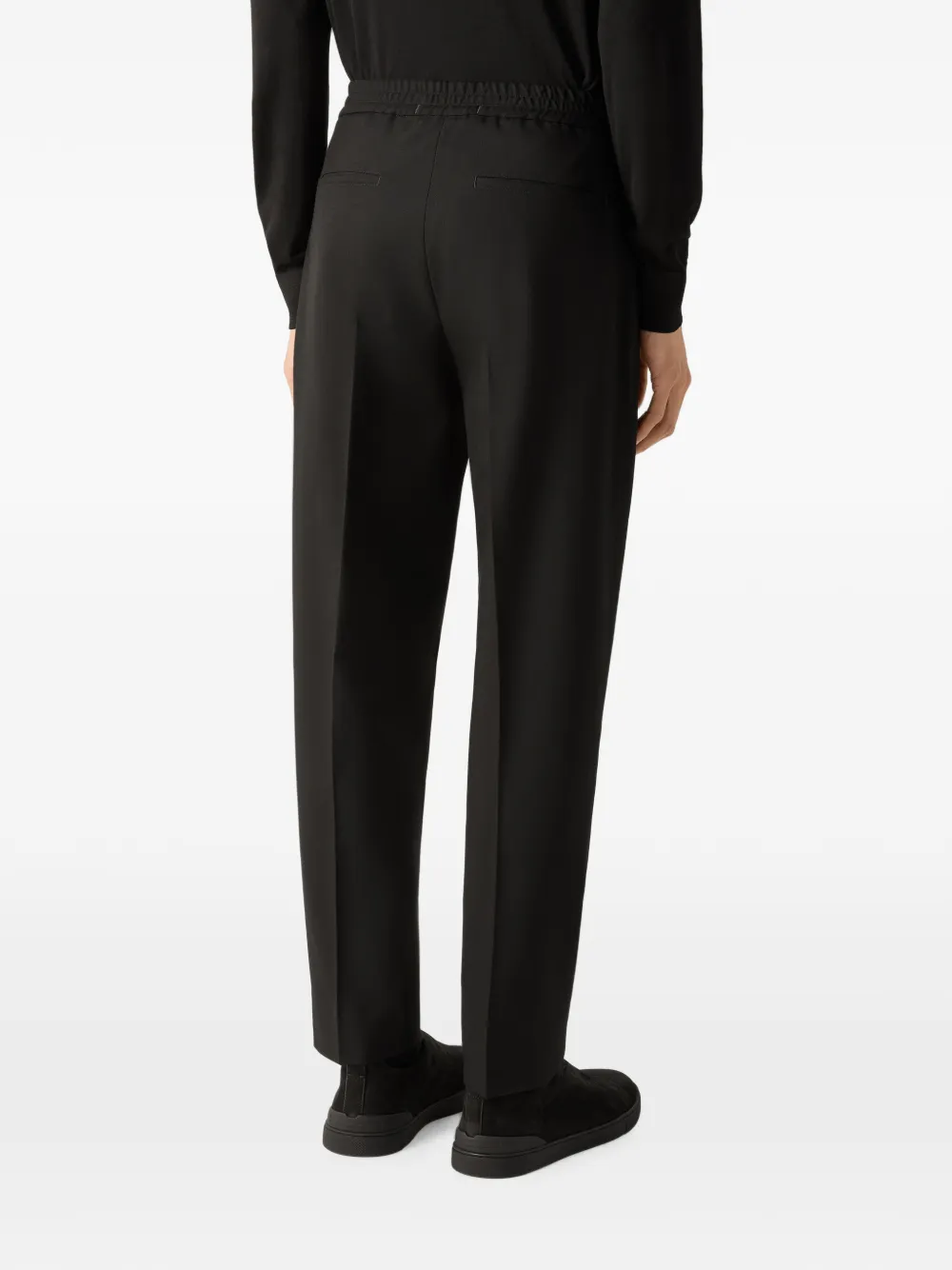 Zegna Wollen broek Zwart