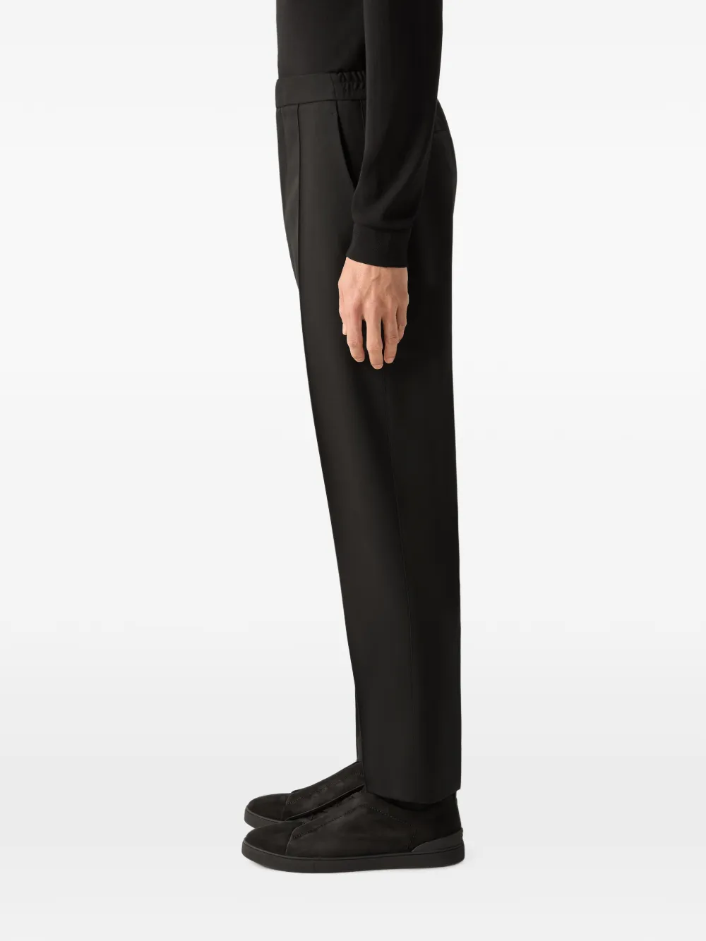 Zegna Wollen broek Zwart