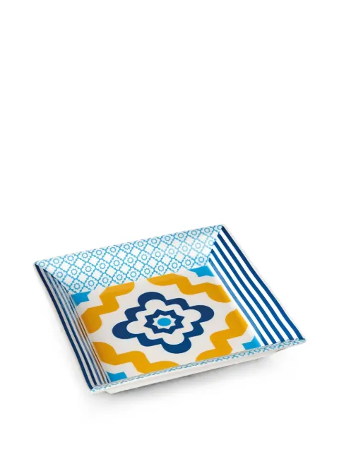 L'OCA NERA Lisbona tile-print tray