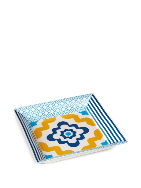 L'OCA NERA Lisbona tile-print tray