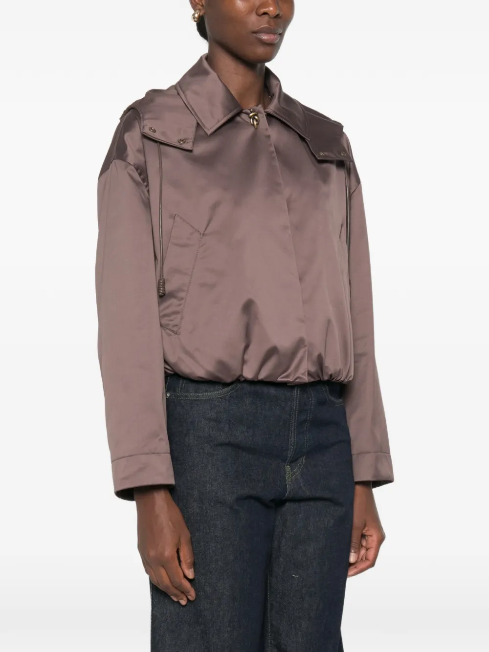 Moncler Chevreuil duchesse donsjack Bruin