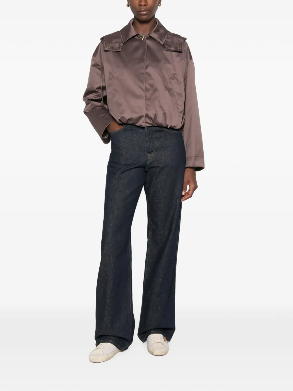 Moncler Chevreuil duchesse donsjack Bruin