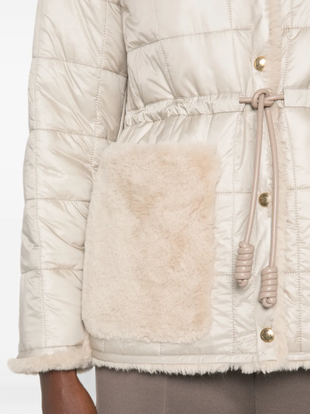 Moncler Gewatteerd jack Beige