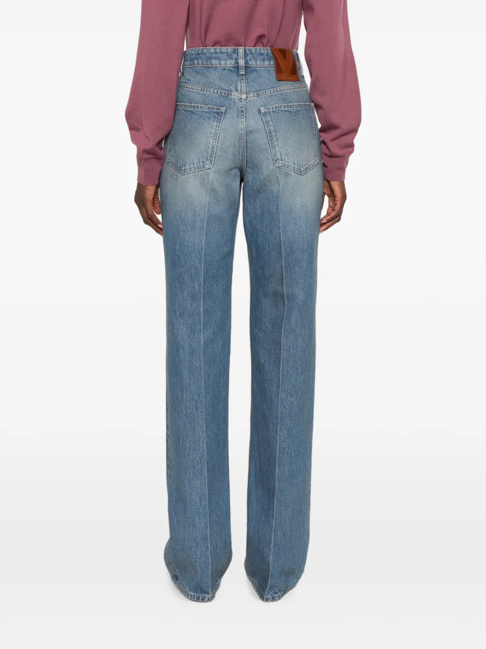 Valentino Garavani Jeans met opgestikte zak en knopen Blauw