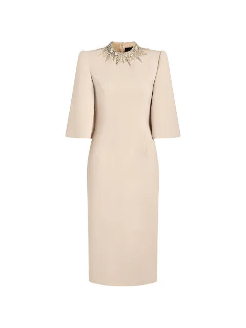 Jenny Packham Vestido Bibi com aplicação de cristais