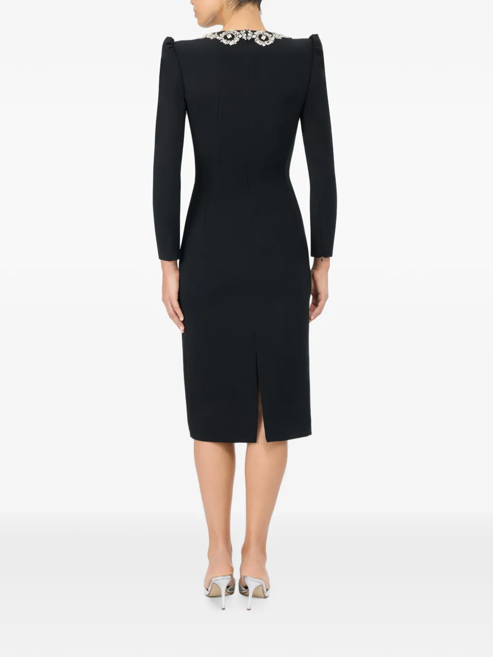 Jenny Packham Mantra jurk verfraaid met kristallen Zwart