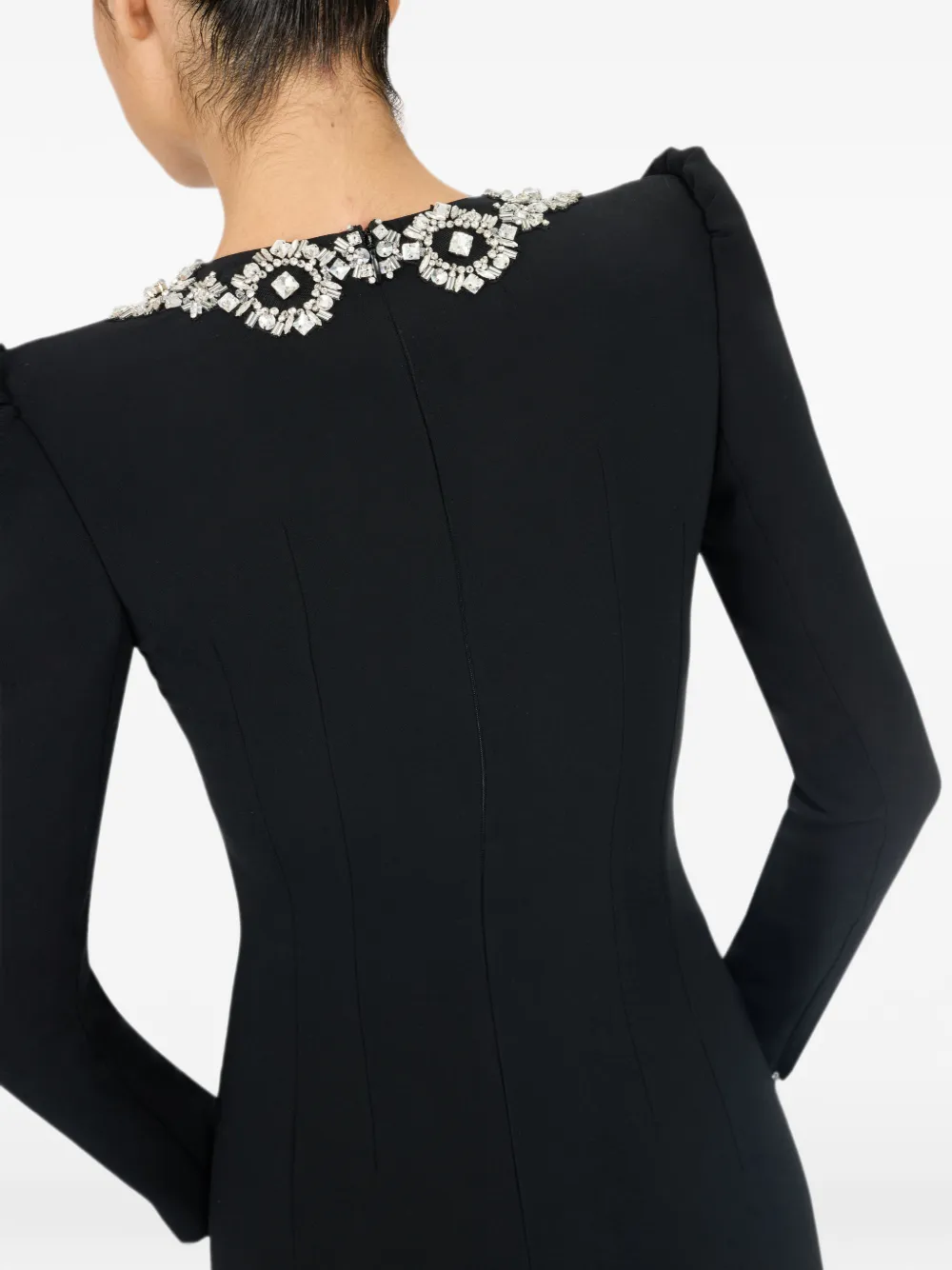Jenny Packham Mantra jurk verfraaid met kristallen Zwart