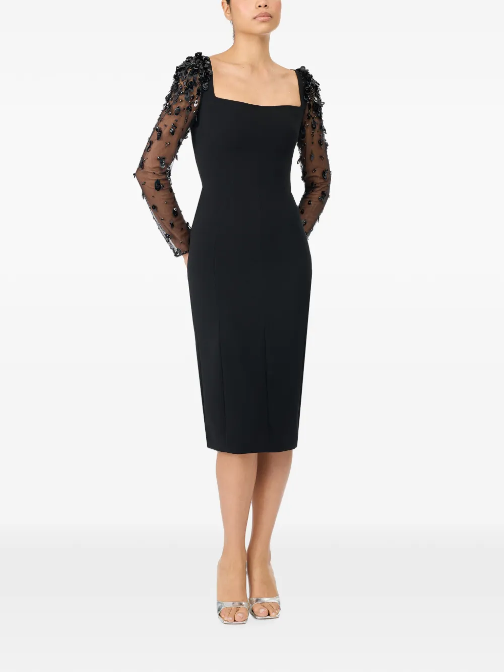 Jenny Packham Swift jurk verfraaid met pailletten Zwart
