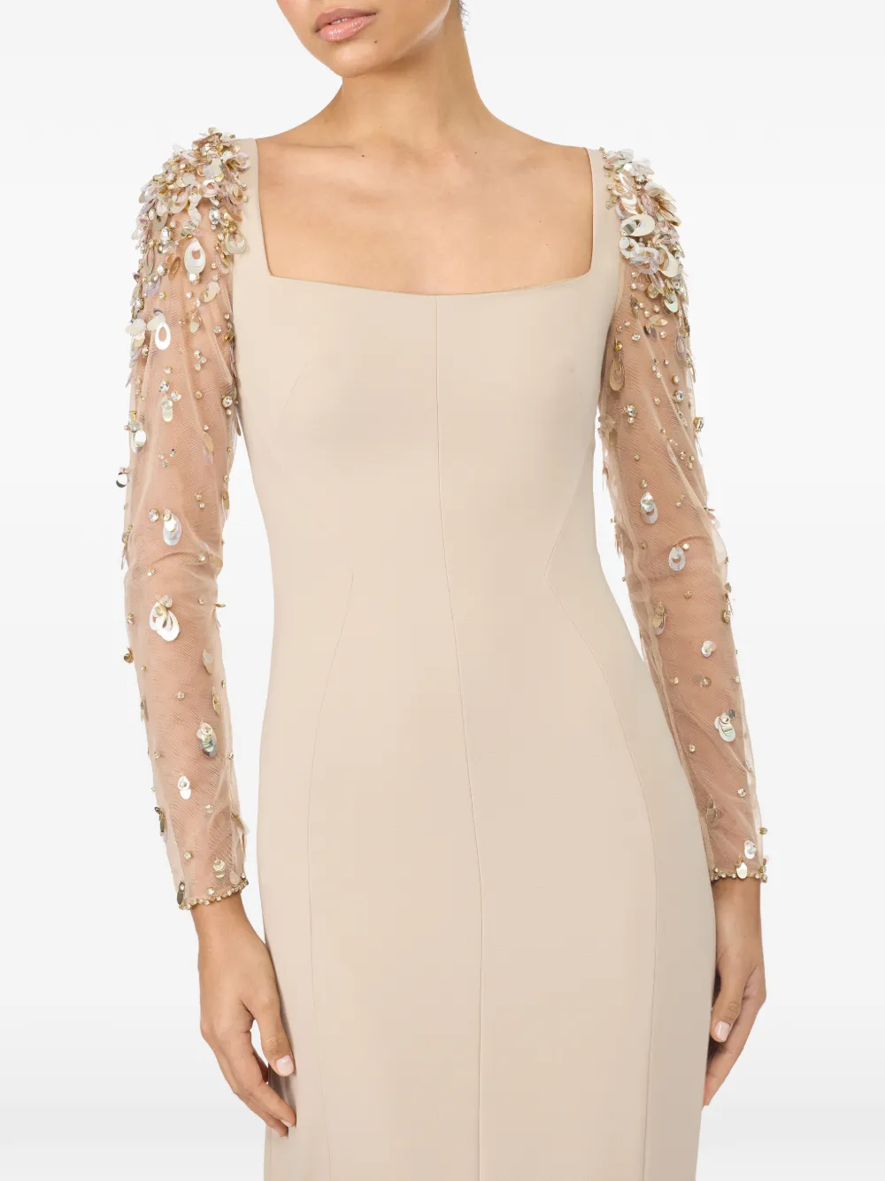 Jenny Packham Swift jurk Beige