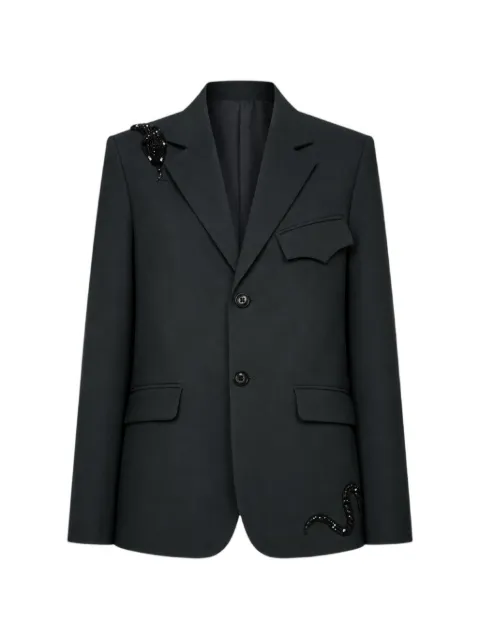 Zadig&Voltaire blazer Vanille con detalles de cristal