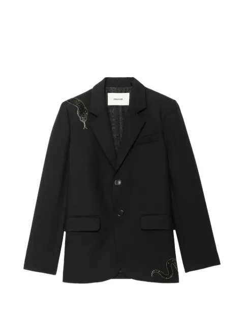 Zadig&Voltaire vanille embellished jacket
