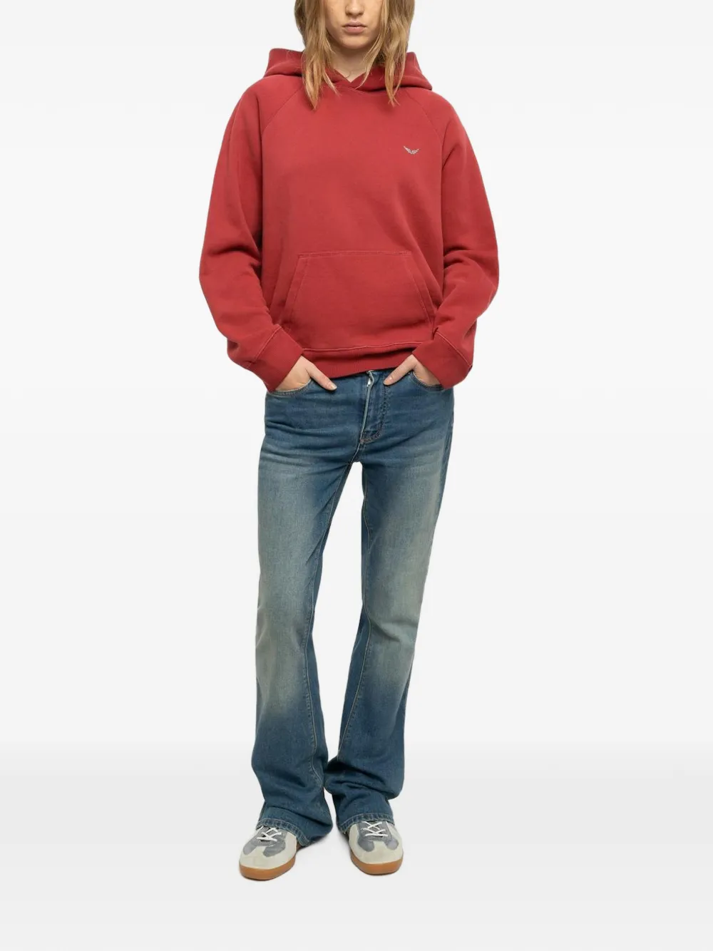 Zadig&Voltaire Georgy Mo Tour hoodie met geborduurd logo Rood