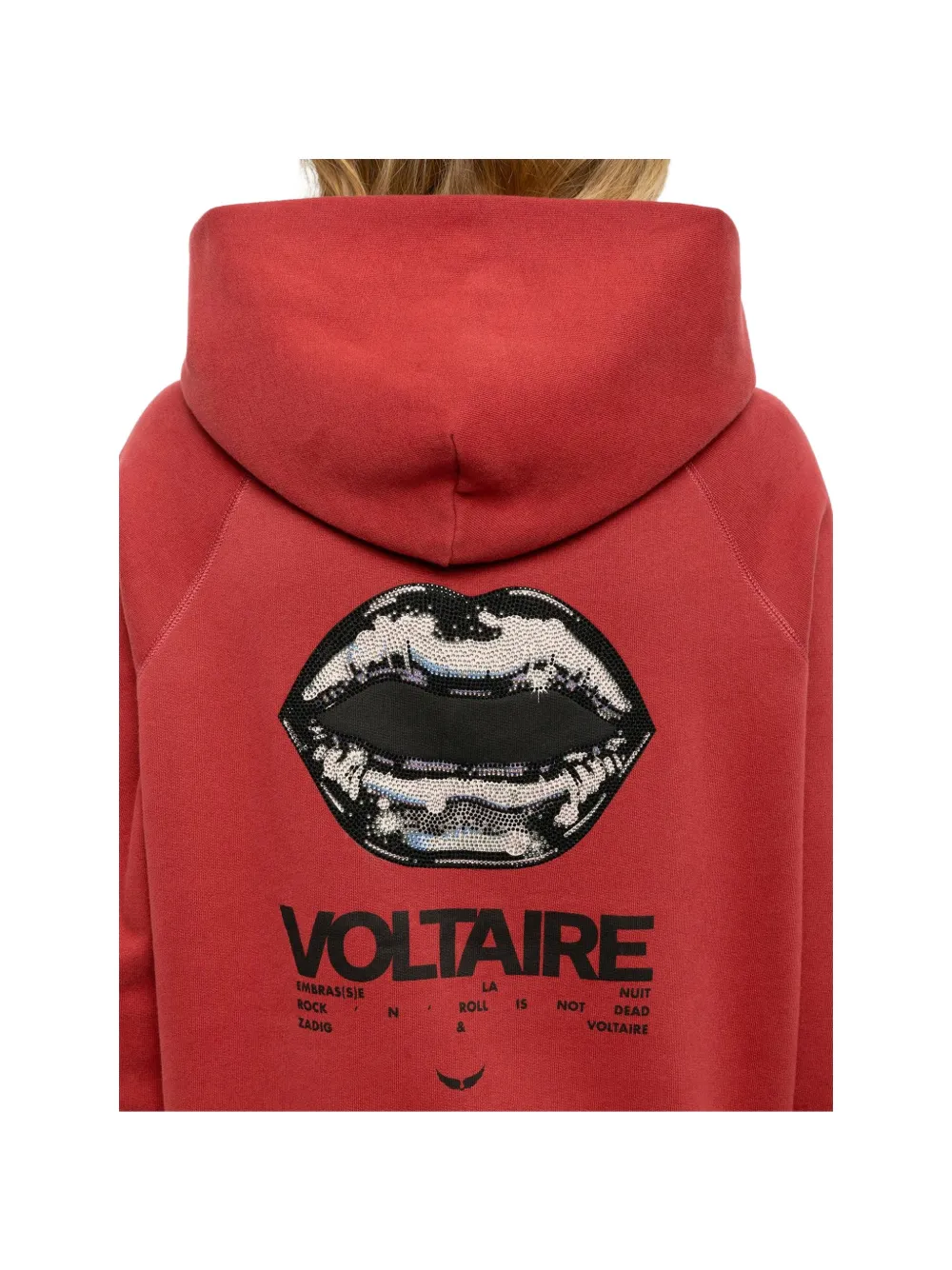 Zadig&Voltaire Georgy Mo Tour hoodie met geborduurd logo Rood