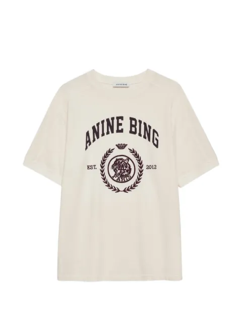 ANINE BING Jaylin T-shirt Collegiate - cream