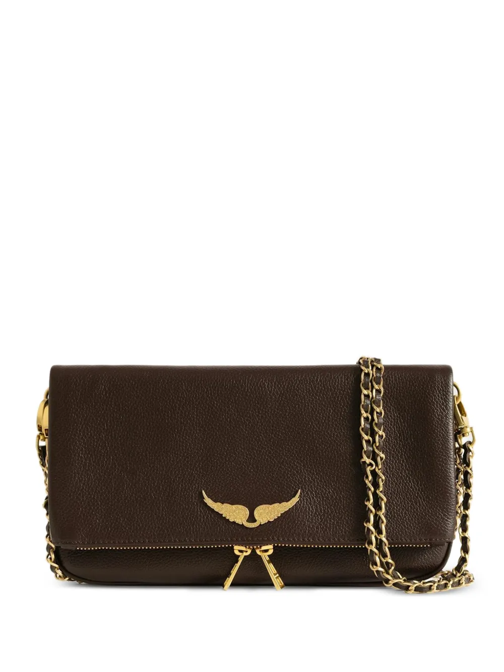 Zadig&Voltaire Rock leather clutch bag