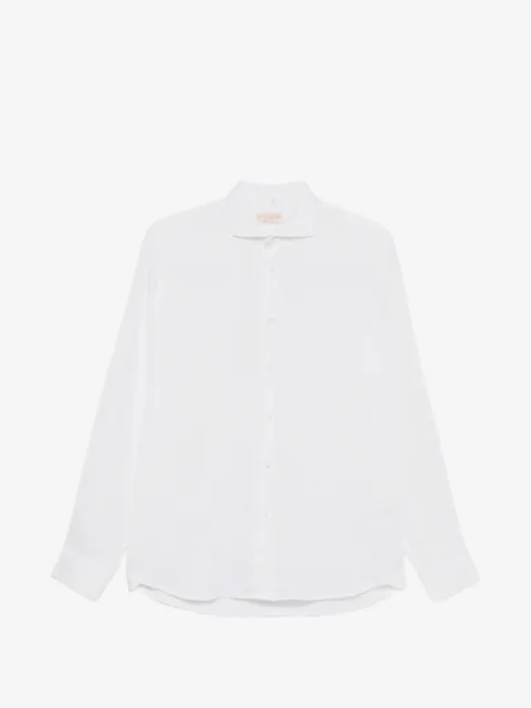 Impure long-sleeve button-up shirt