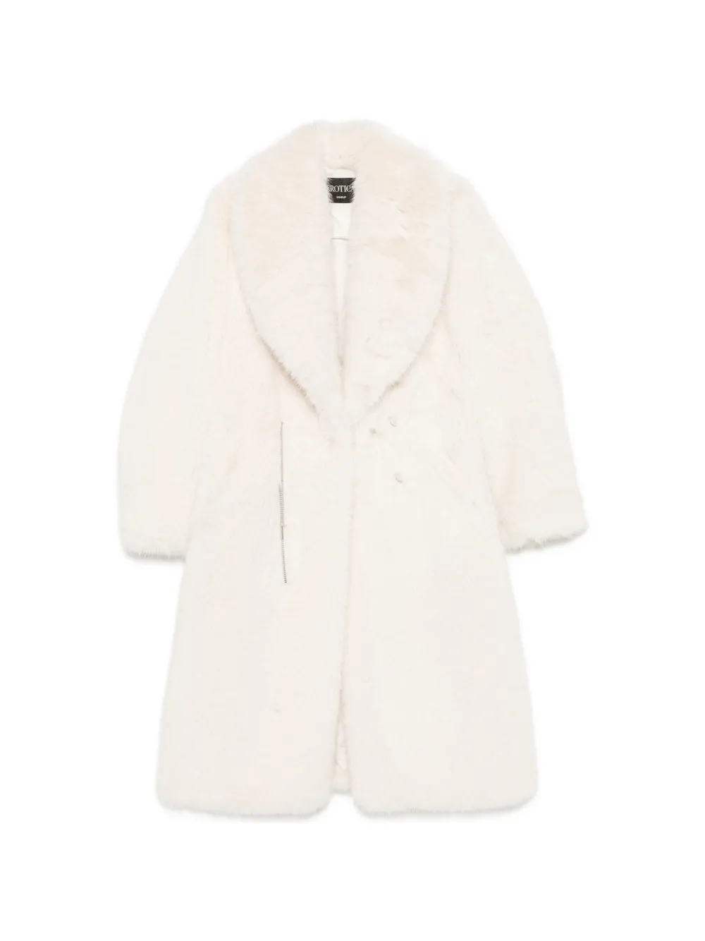 DONDUP chain-detail coat - Bianco