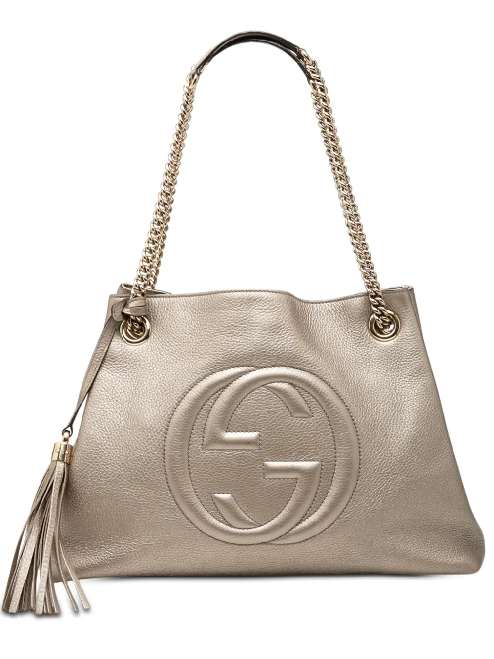 Gucci Pre-Owned Borsa tote Soho Chain media 2016-2026 - Oro