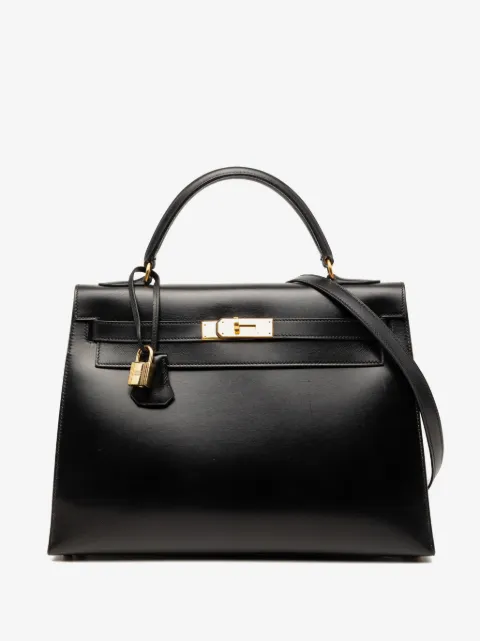 Hermès Pre-Owned Box Calf Kelly Sellier 32 satchel-taske fra 1994