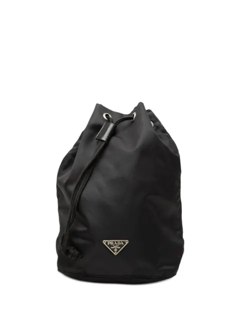 Prada Pre-Owned 2000-2013 Tessuto Drawstring Pouch bucket bag