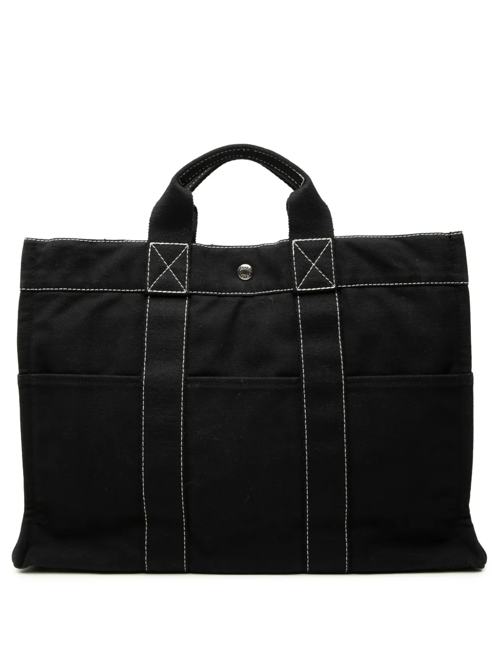 Hermès Pre-Owned Borsa tote Fourre Tout MM in tela XX secolo - Nero