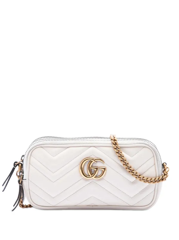Gucci Pre-Owned 2016-2026 ミニ GGマーモント マテラッセ カーフ 