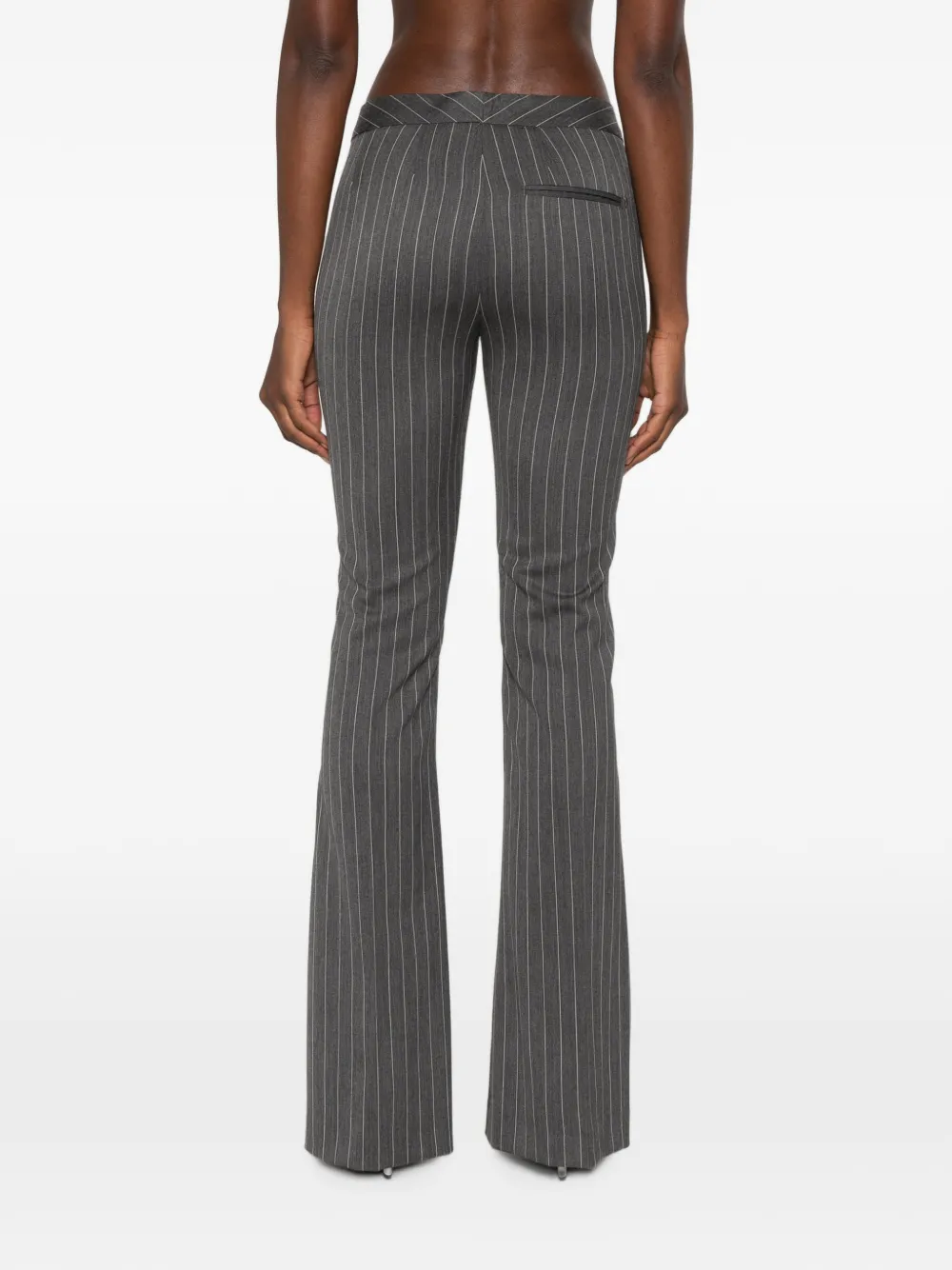 DONDUP Broek met krijtstreep Grijs