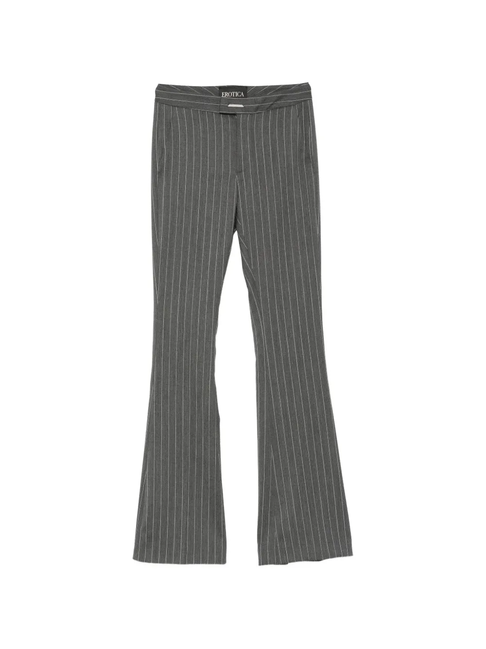 DONDUP pinstripe-pattern flare-cut tailored trousers - Grigio