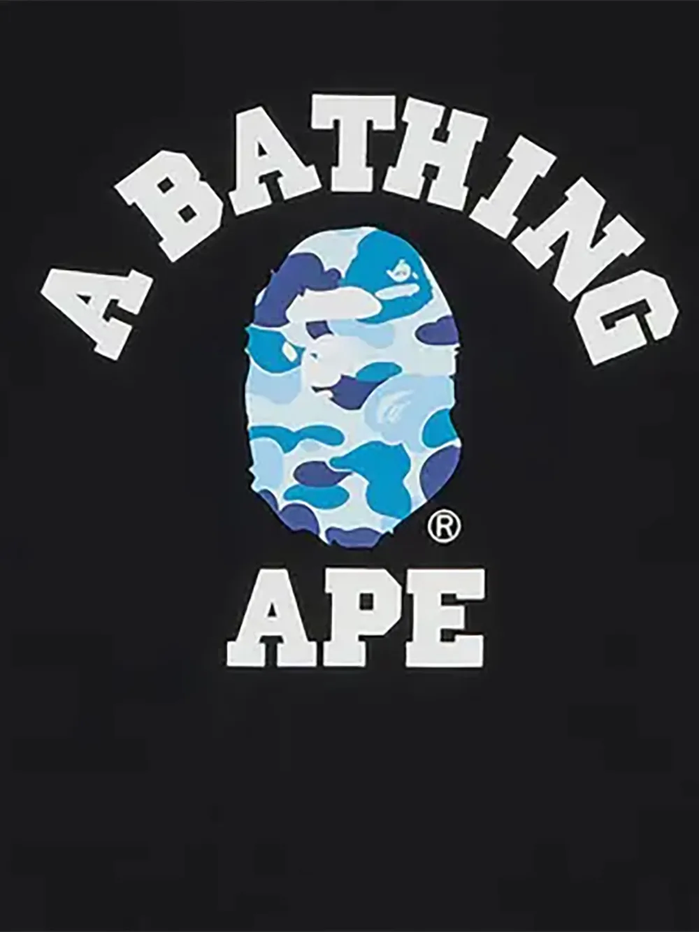 A BATHING APE Katoenen T-shirt Zwart