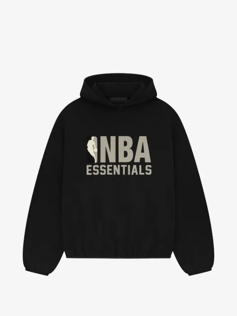 FEAR OF GOD ESSENTIALS hoodie con logo estampado en colaboración con NBA