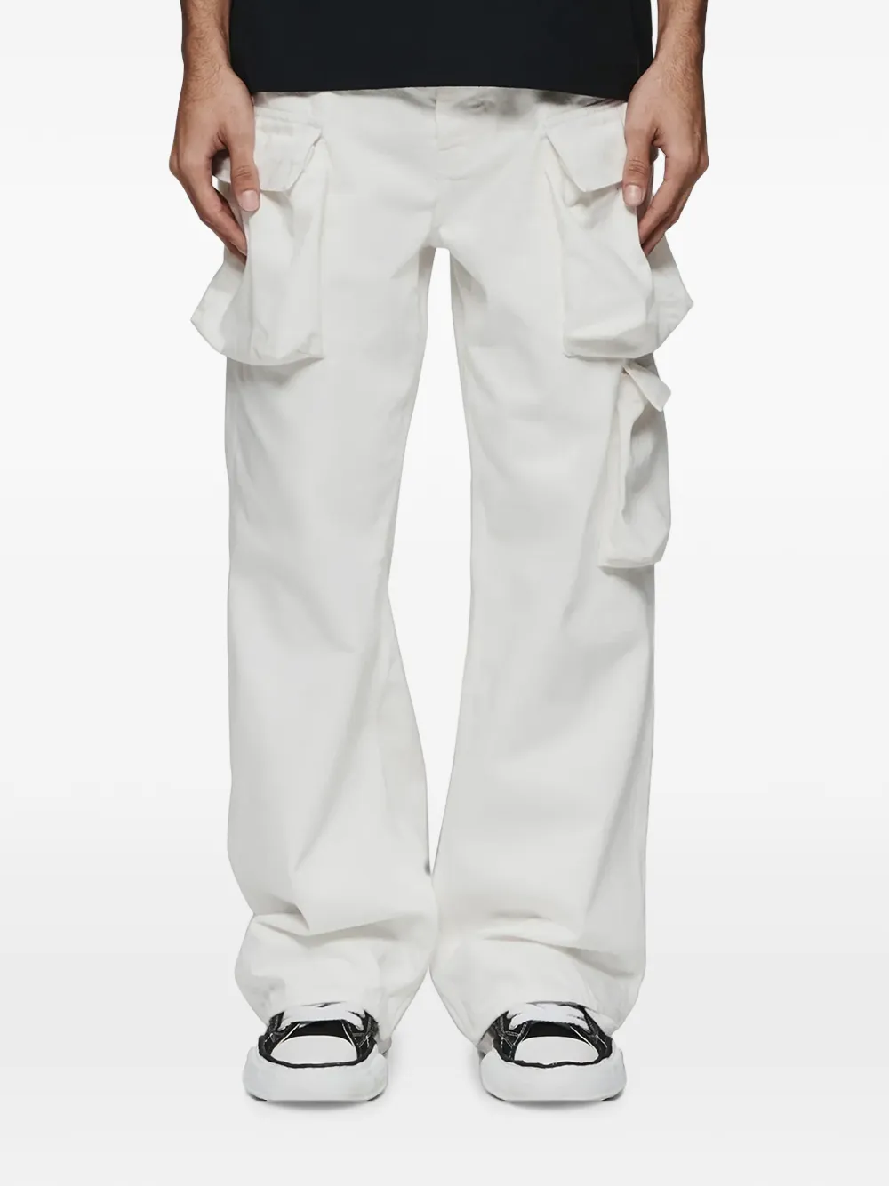 Purple Brand triple-pocket cargo pants - Bianco