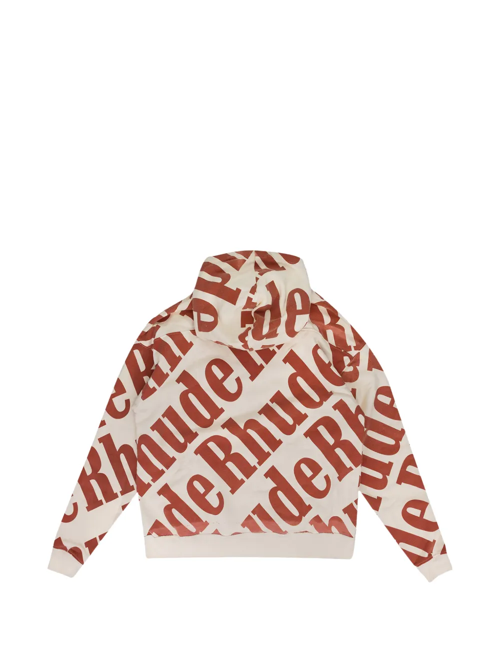 RHUDE Hoodie met logoprint Beige