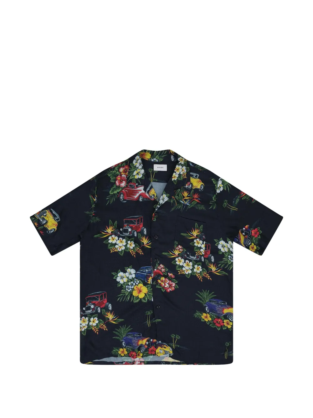 RHUDE Hot Rod Hawaiian shirt - Blu