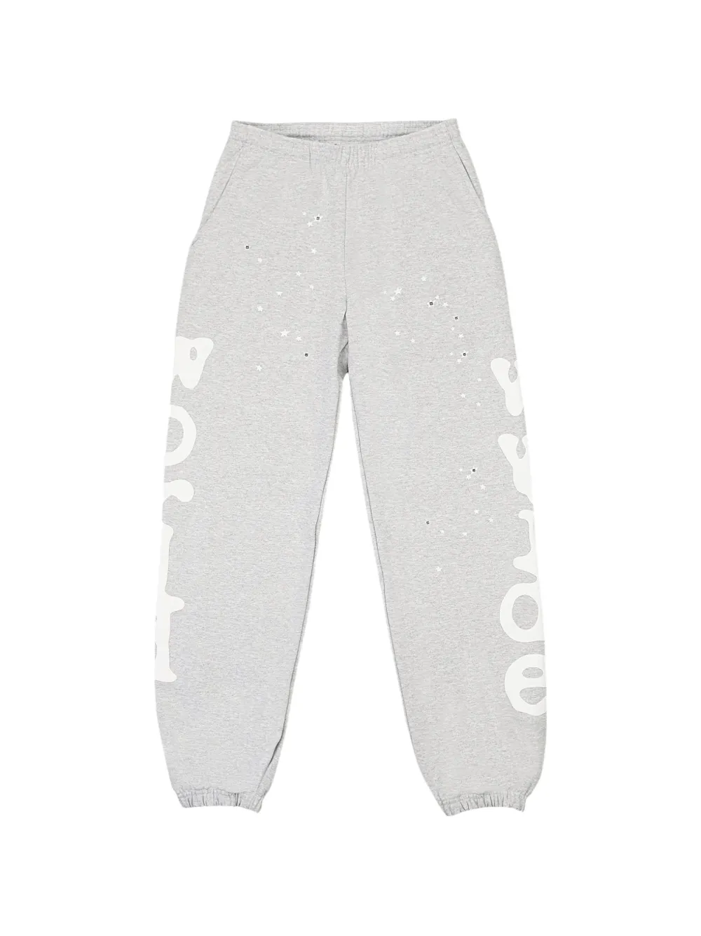 SP5DER graphic-print track pants - Grigio