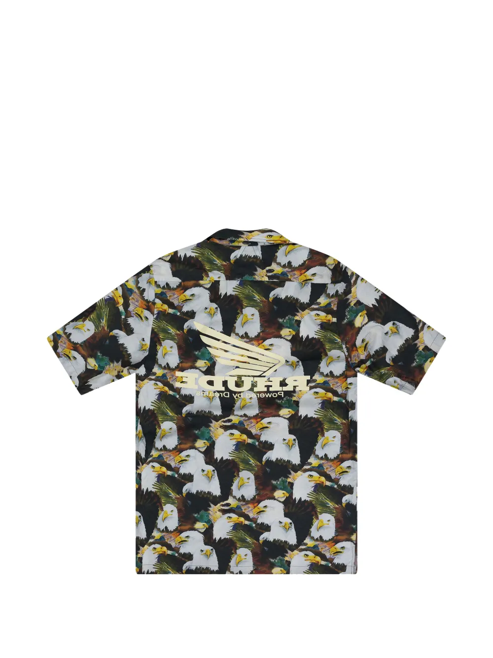RHUDE T-shirt met adelaarprint Zwart