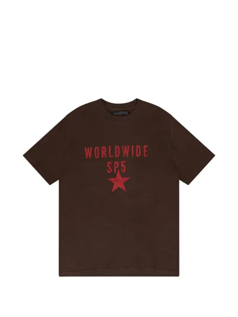 SP5DER camiseta con logo estampado