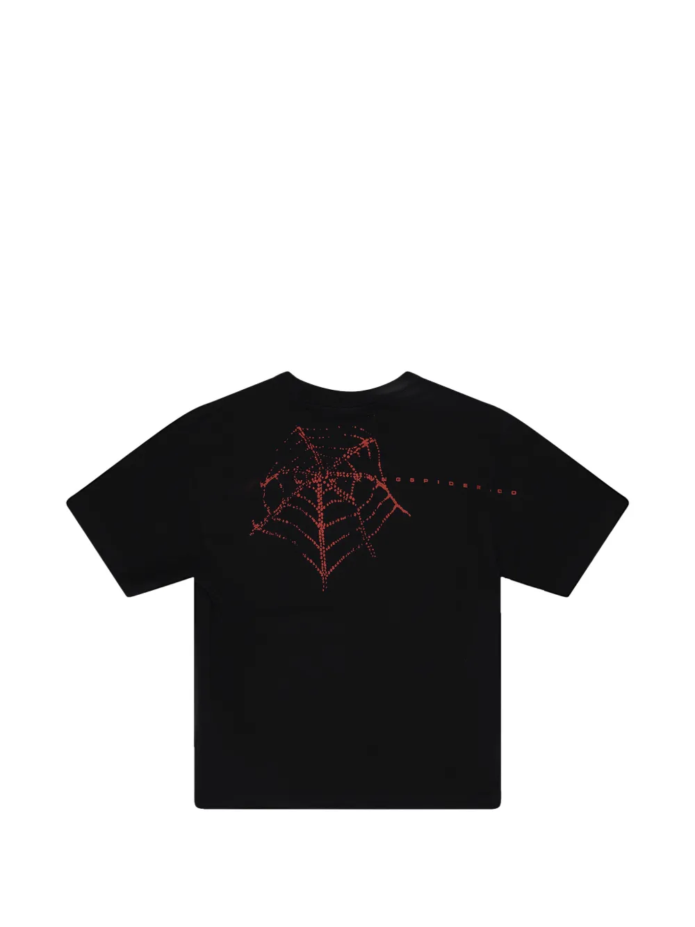 SP5DER T-shirt met logoprint Zwart