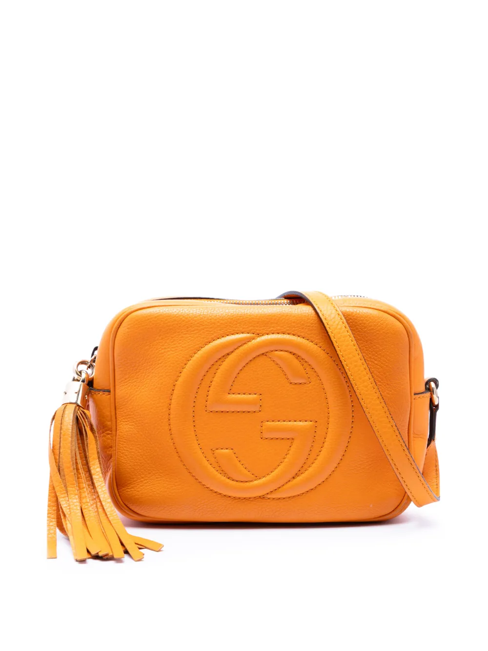 Gucci Pre-Owned 2016-2026 Calfskin Soho Disco crossbody bag - Orange