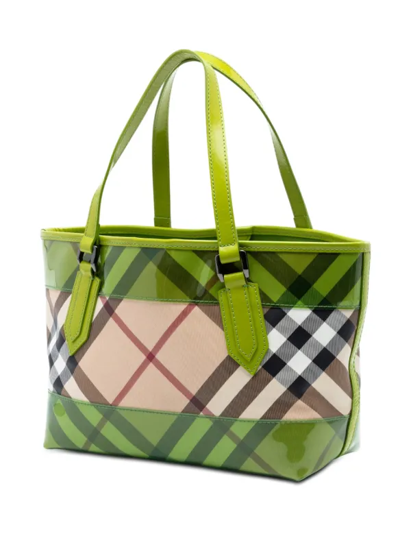 Burberry Pre-Owned 2000-2017 パテントトリム スーパーノバチェック 