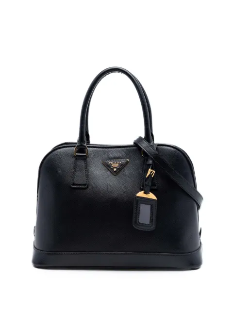 Prada Pre-Owned 2013-2026 Medium Saffiano Lux Open Promenade satchel