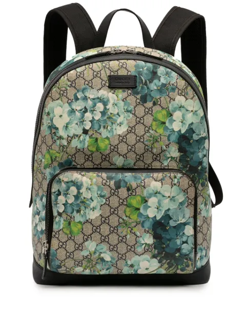 Gucci Pre-Owned 2016-2026 Medium GG Supreme Blooms Eden backpack