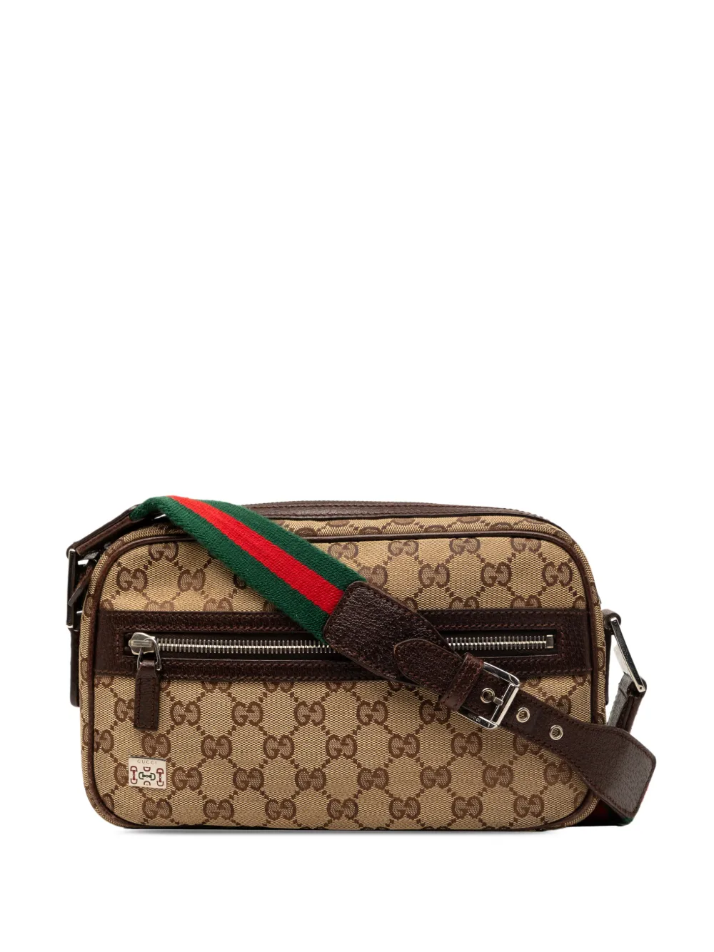 Gucci Pre-Owned Borsa a spalla Pop in tela GG con decorazione Web 2000-2015 - Toni neutri