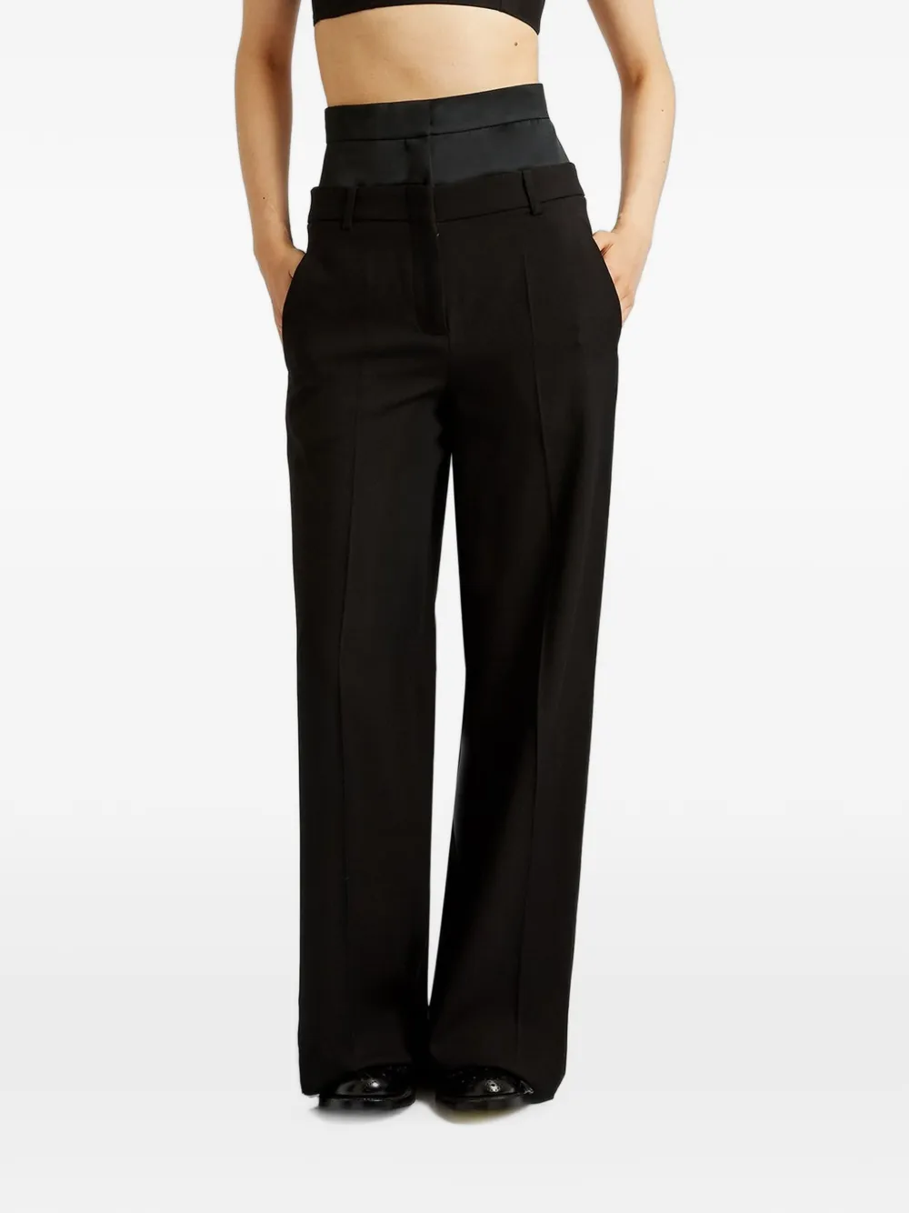 ERDEM wide-leg tailored trousers