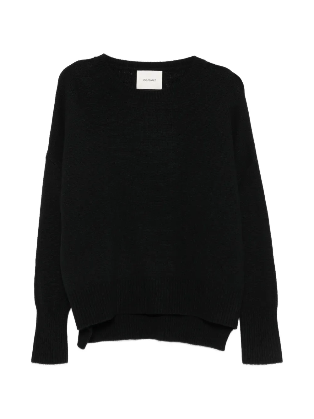 Lisa Yang Mila ribbed-knit crew-neck jumper - Schwarz