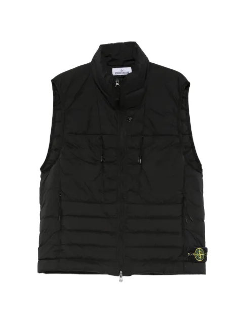 Stone Island logo-patch quilted gilet
