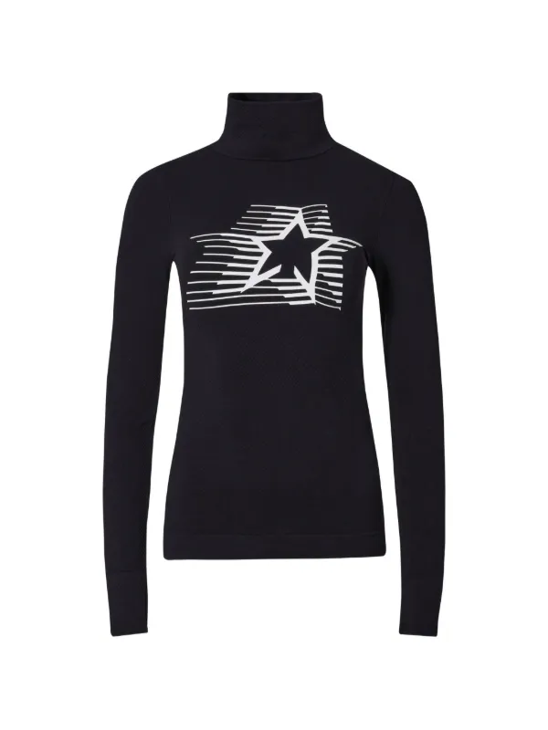 Perfect Moment Sloan Seamless Thermal Top in Black