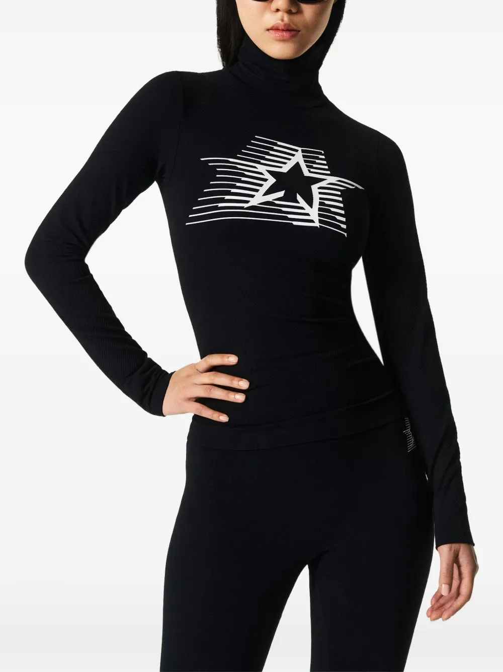 Perfect Moment Sloan naadloze thermotop Zwart
