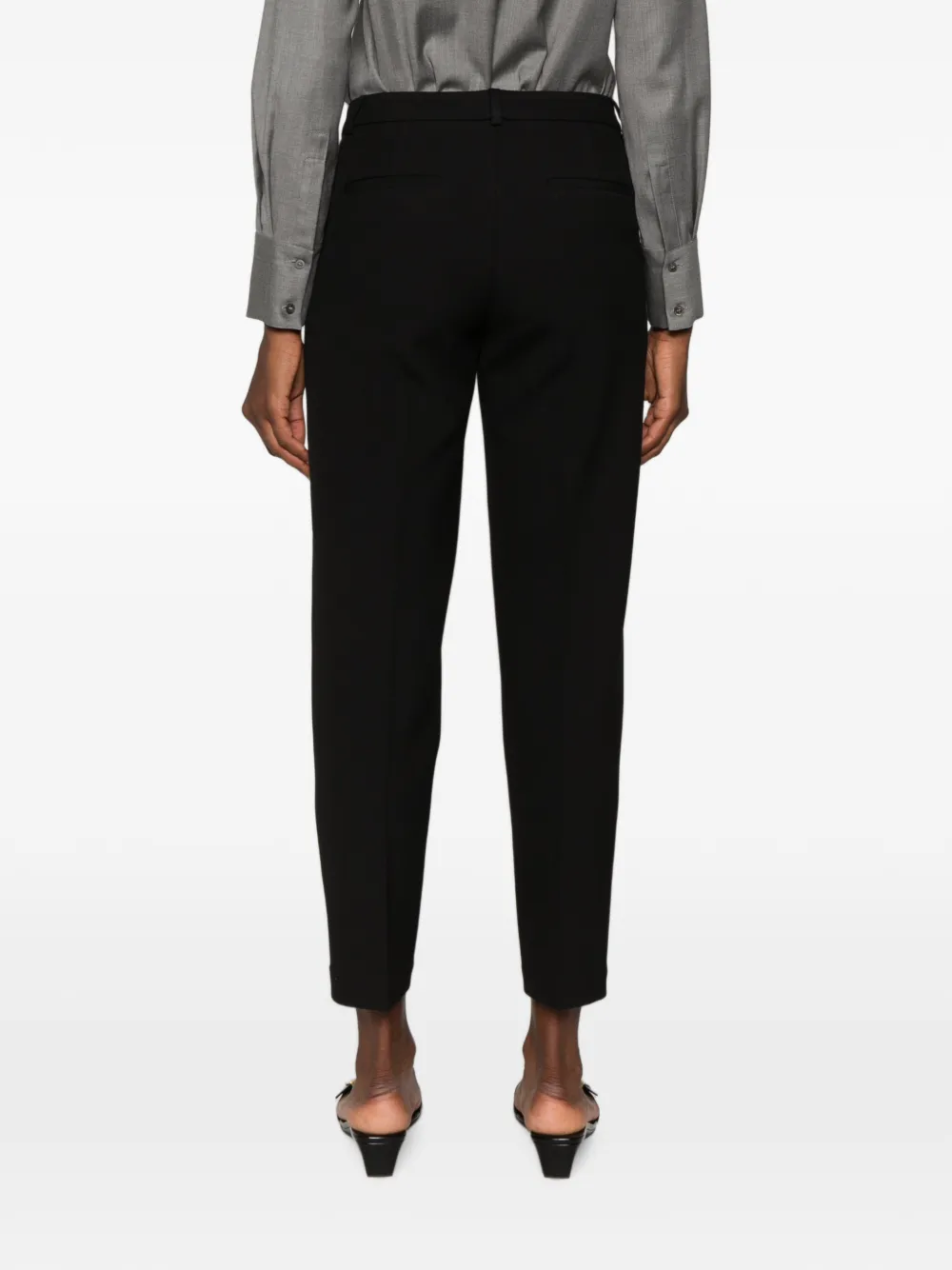 Peserico Pantalon met riemlussen Zwart